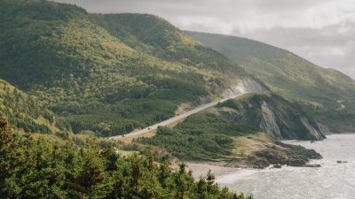 Cape Breton Island, Nova, Scotia, Canada On A Road Trip Through Nova Scotia