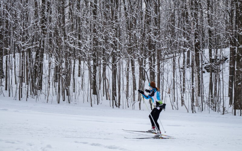 Nordic or cross country skiing in Quebec